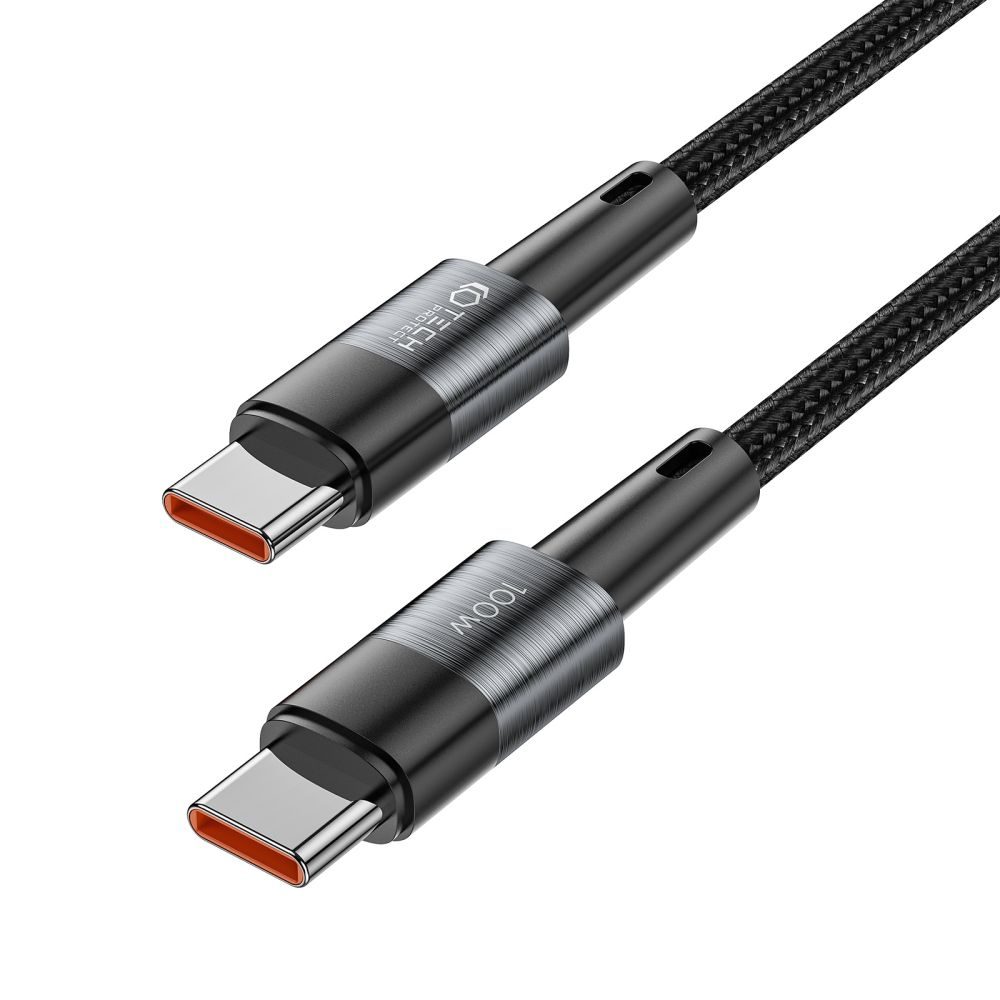 Tech-Protect UltraBoost Kabel USB-C, PD100W/5A, 1m, šedý