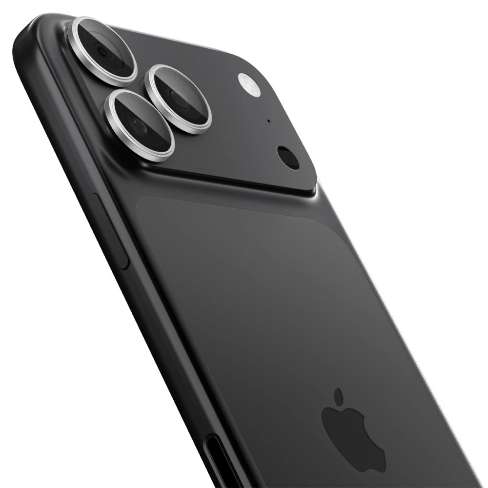 Spigen Optik.TR Ez Fit ochrana fotoaparátu, 2 kusy, iPhone 16 Pro / Max / 17 Pro / Max, strieborná