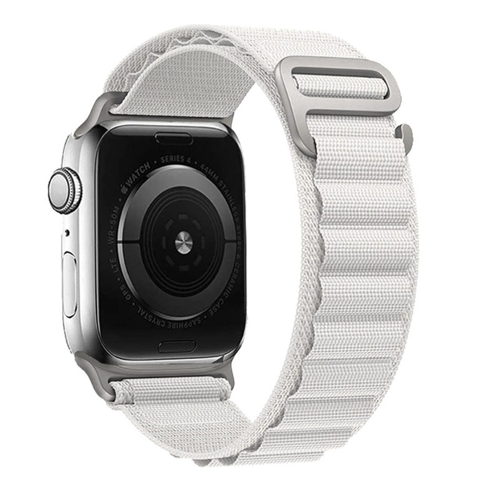 Najlonski Remen, Apple Watch 42 / 44 / 45 / 49 Mm, Dizajn 2, Bijeli