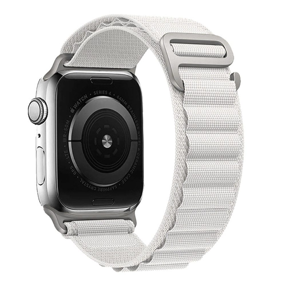 Nylon Szíj, Apple Watch 42 / 44 / 45 / 49 Mm, Kivitel 2, Fehér