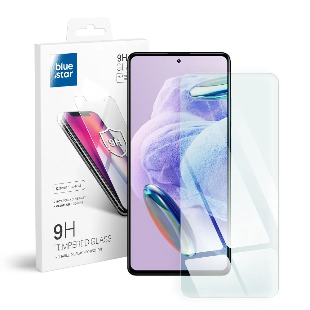 BlueStar Folie De Sticlă Securizată Protectoare, Xiaomi Redmi Note 12 5G