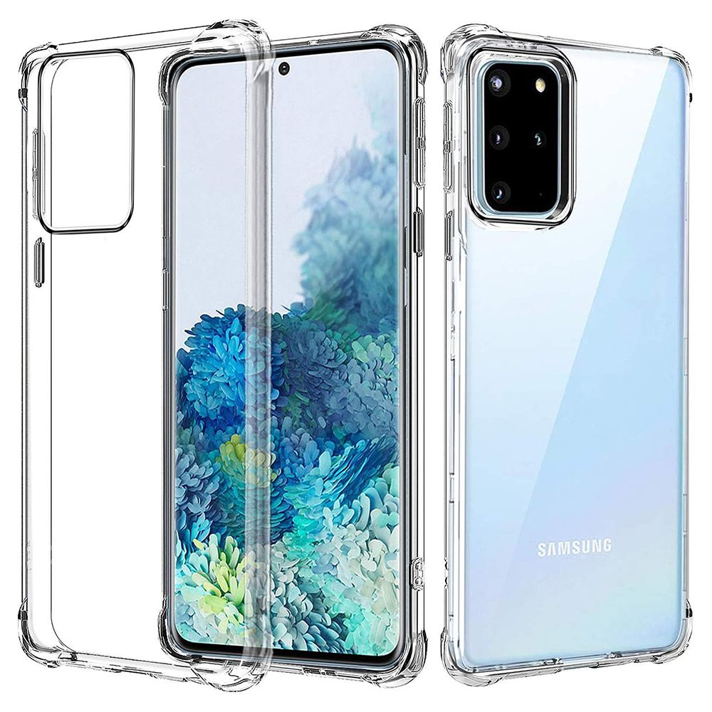 Levně Techsuit Shockproof průhledný obal, Samsung Galaxy S20 Plus 4G / S20 Plus 5G