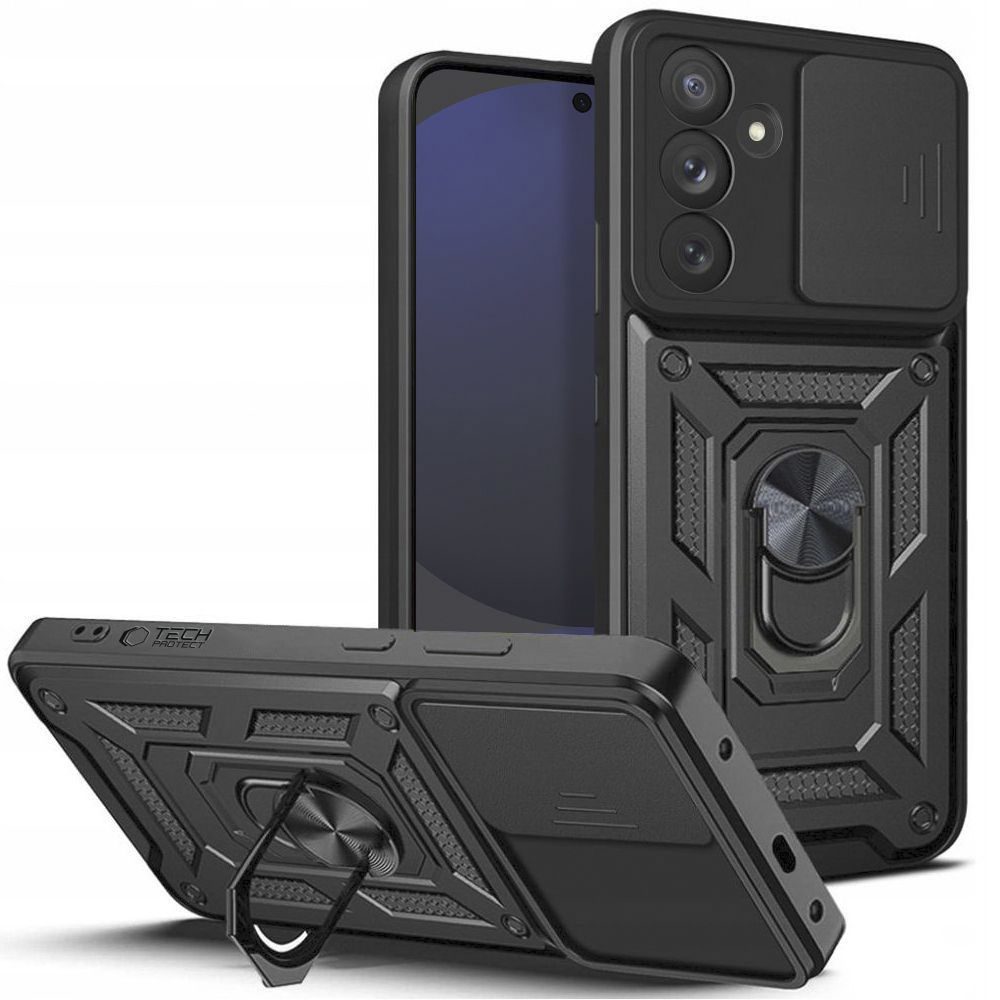 Tech-Protect CamShield Pro Samsung Galaxy S24 FE, fekete