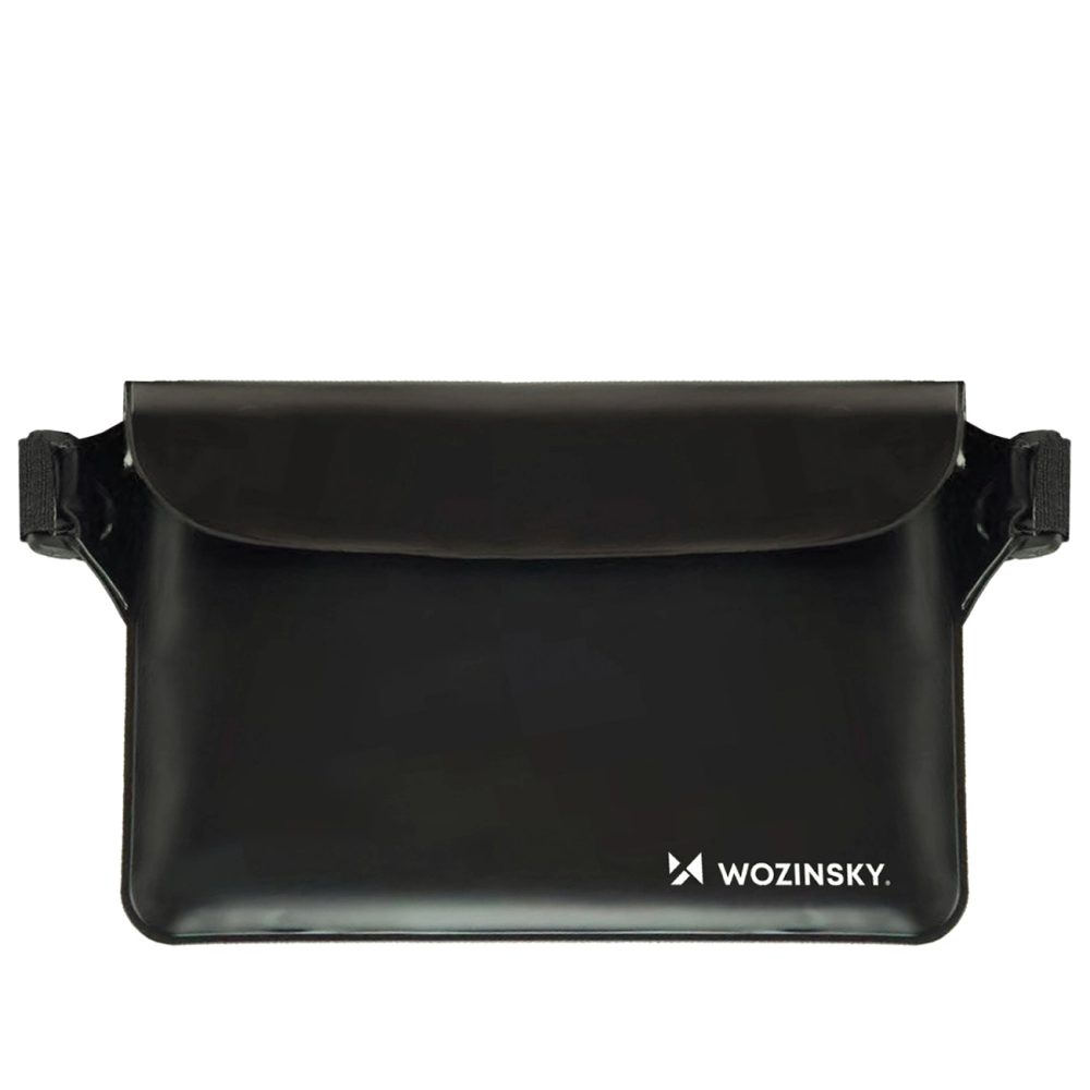 Borseta impermeabilă Wozinsky WWS-01 din PVC, neagră