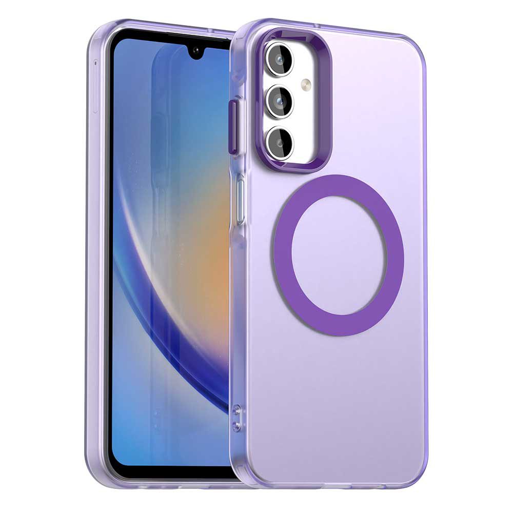 Levně Techsuit CandyCase MagSafe, Samsung Galaxy A15 4G / 5G, fialový