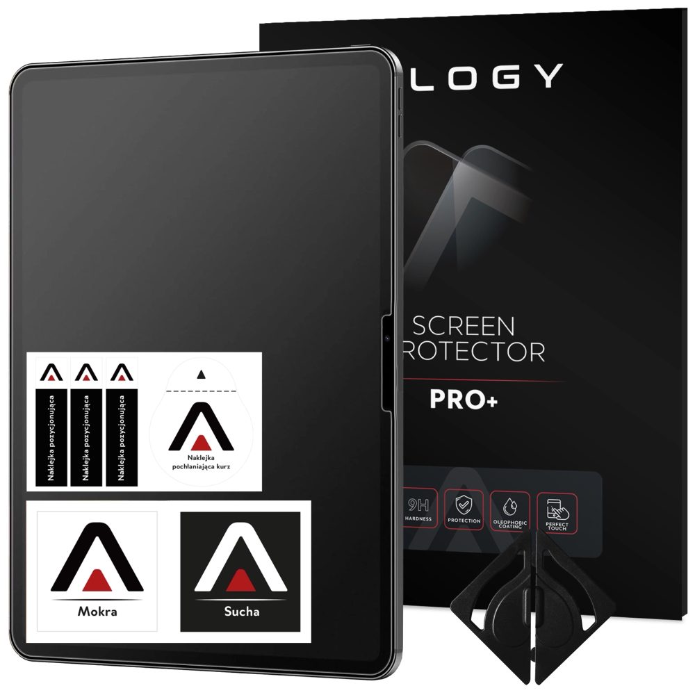 Alogy Matt Paper-Like edzett üveg telepítő kerettel, iPad Pro 13" (2024)