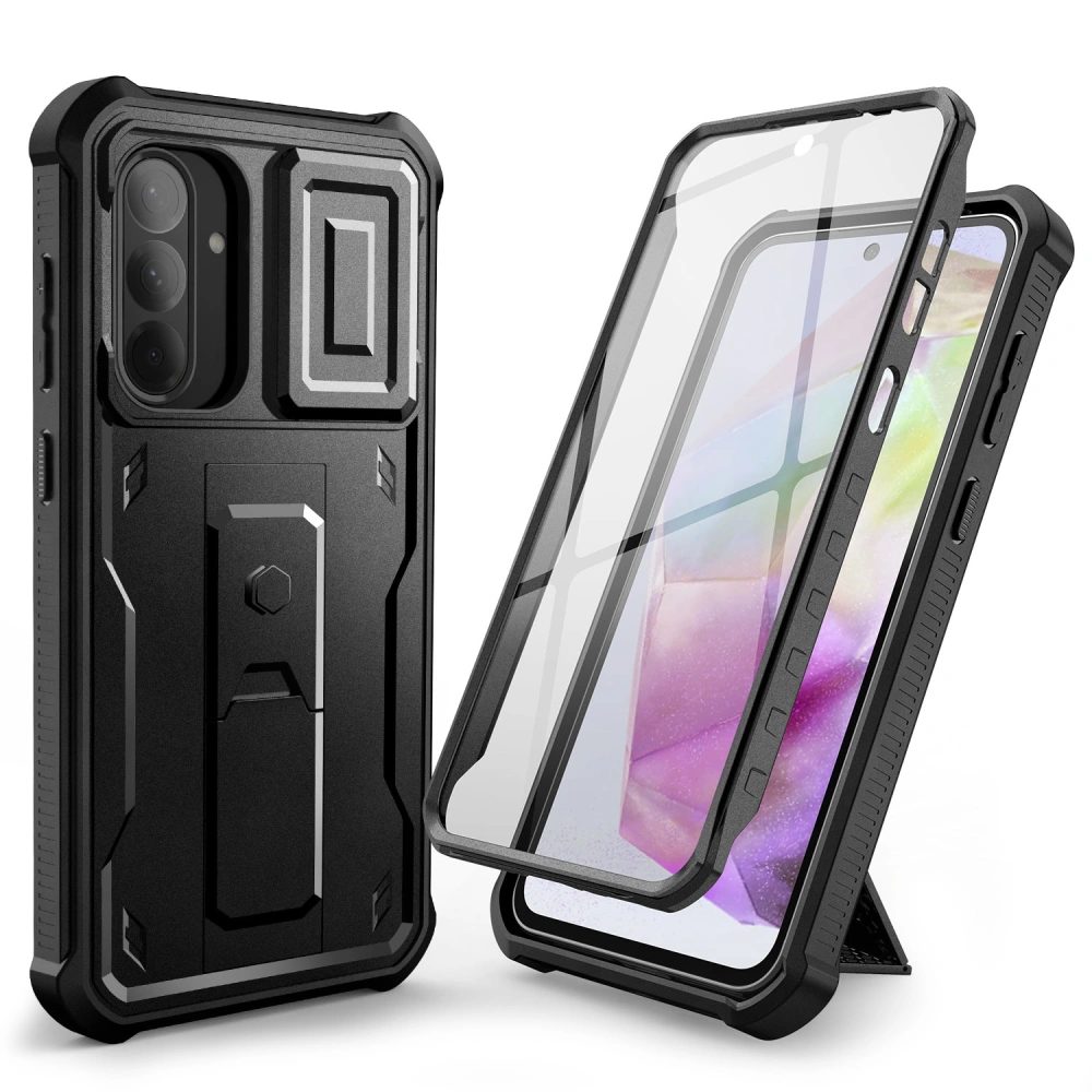 Tech-Protect Kevlar Cam+ tok, Samsung Galaxy A36 5G, fekete