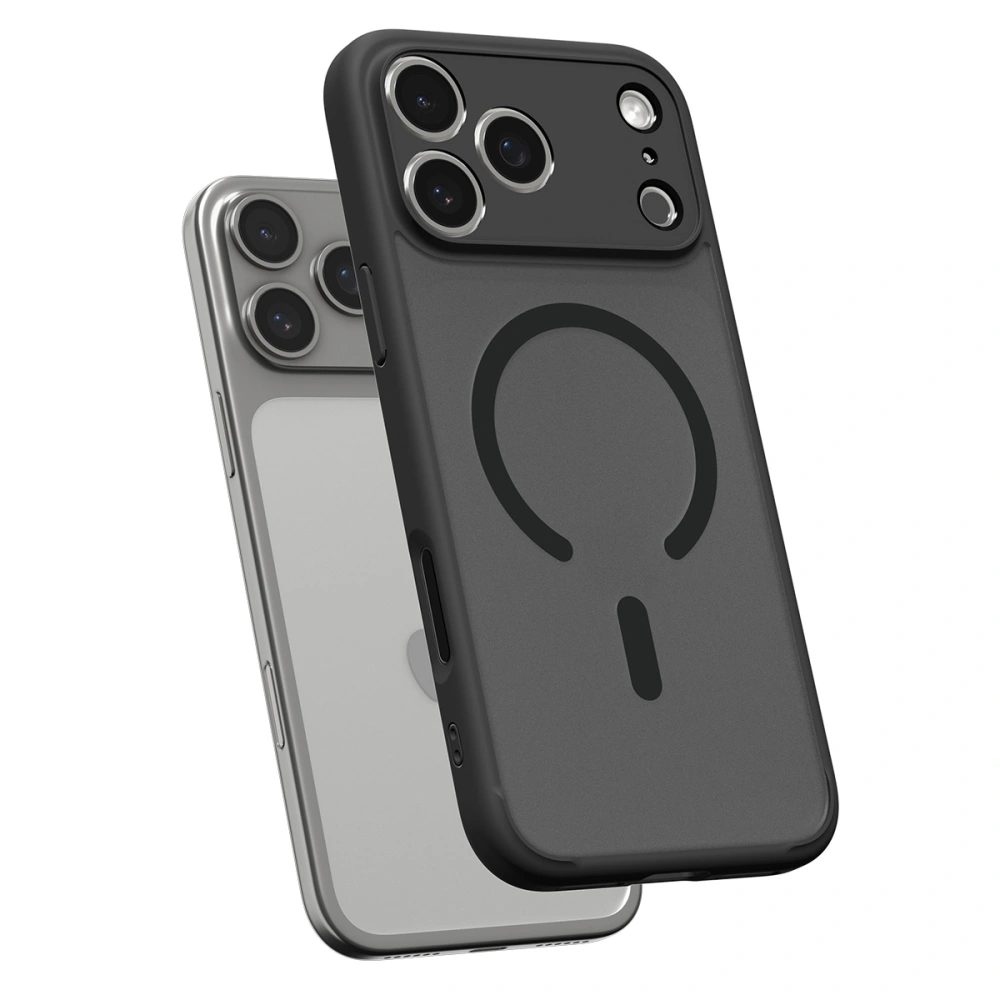 Spigen Ultra Hybrid Mag s MagSafe, iPhone 17 Pro, frost black