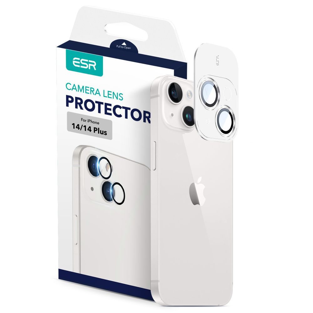 ESR Zaštitno Kaljeno Staklo Na Objektivu Kamere, IPhone 14 / 14 Plus, Crni