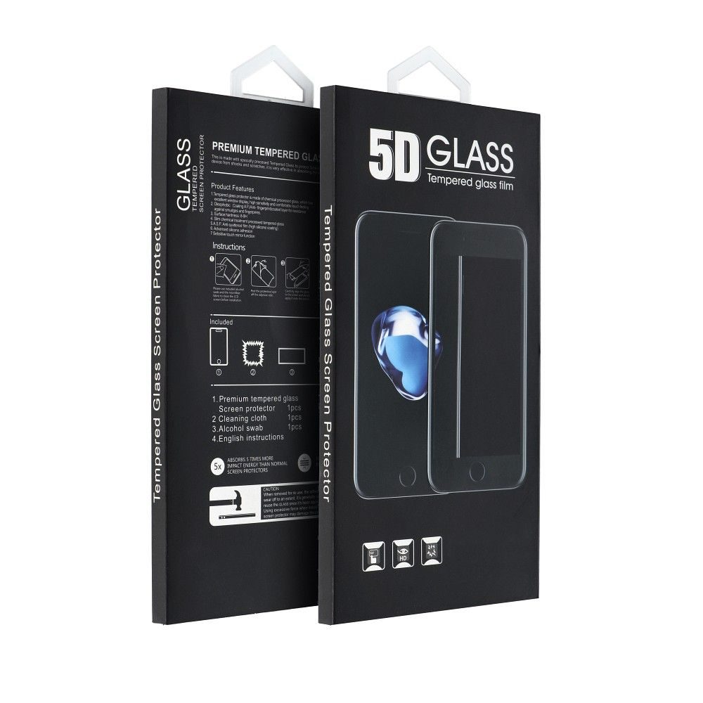 Folie De Sticlă Securizată 5D Pentru Samsung Galaxy A23 5G, Neagră