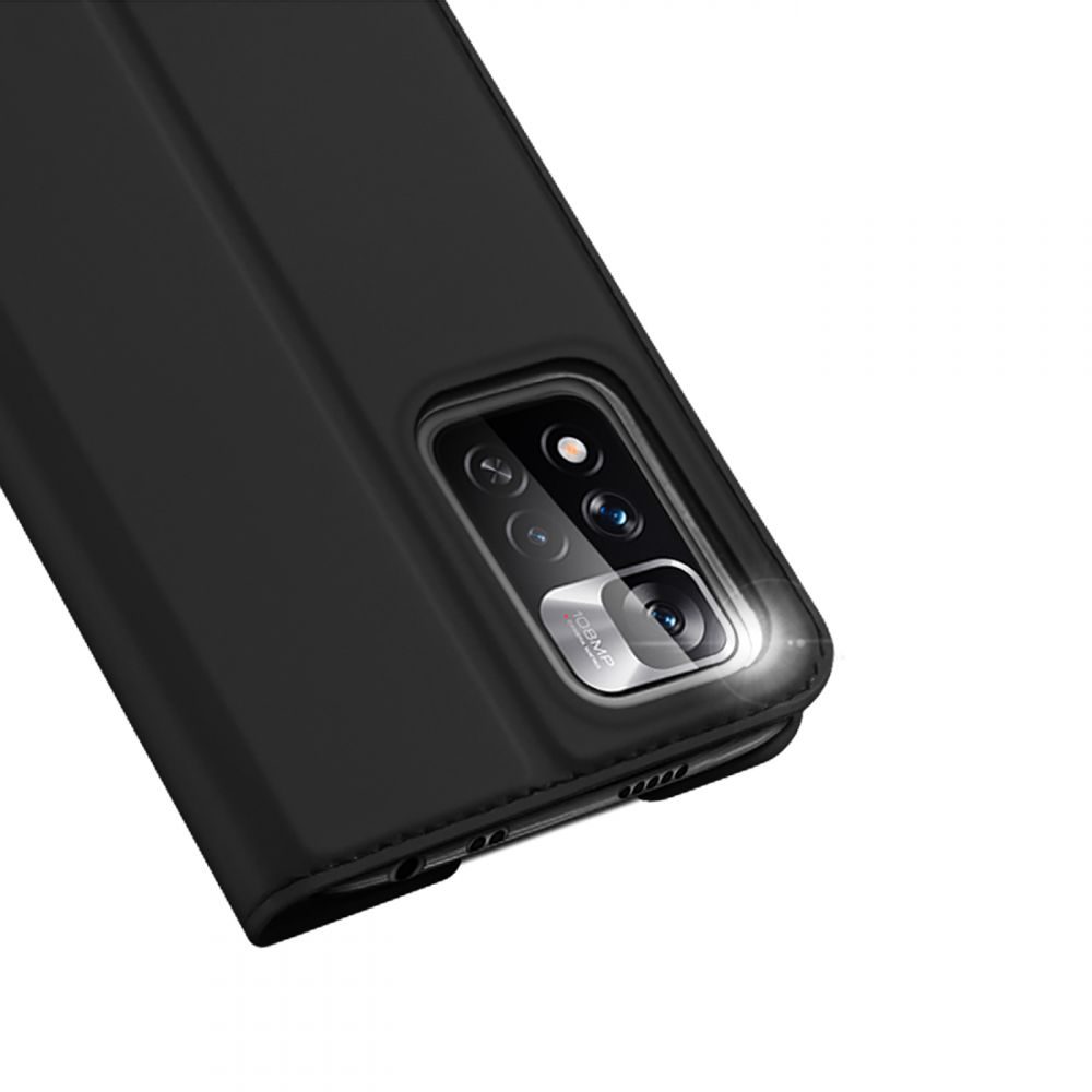 Dux Ducis Skin Pro, Knížkové Pouzdro, Xiaomi Redmi Note 11 Pro Plus 5G, černé