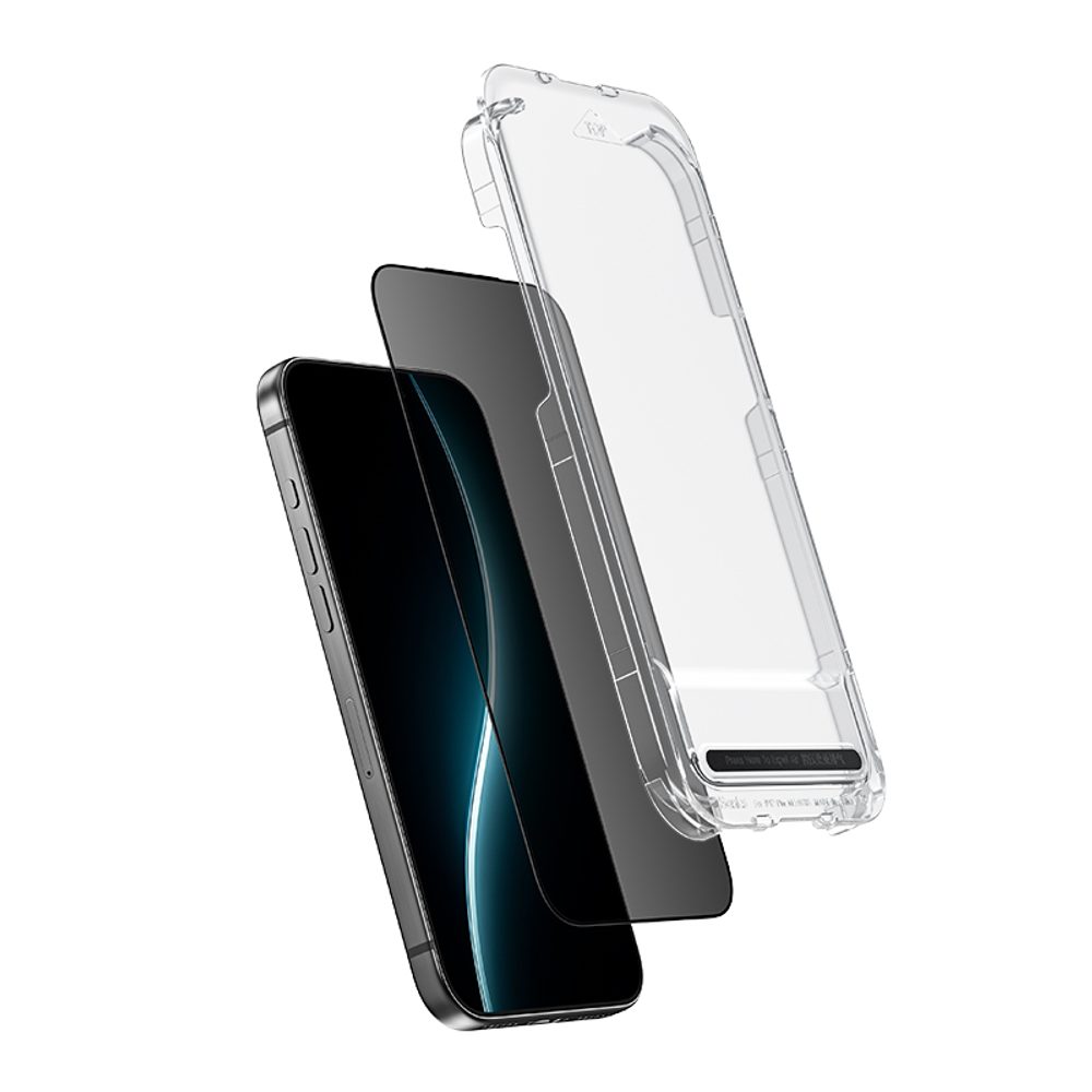 Benks Tvrdené sklo Ultra Shield Privacy, iPhone 16 Pro / 17, čierne