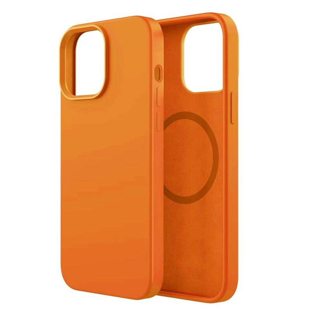Levně ER Case Carneval Snap kryt s MagSafe, iPhone 14 Pro, oranžový