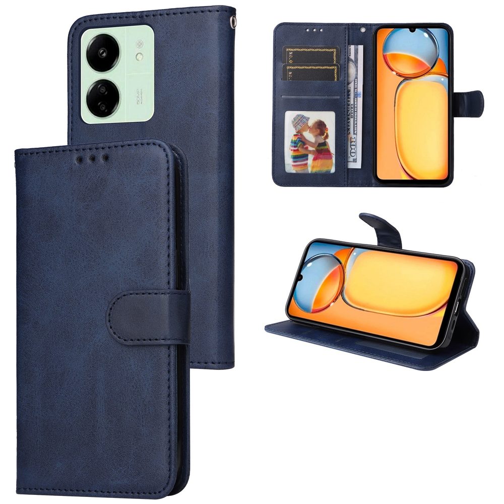 Mágneses tok, Xiaomi Redmi 13C, kék