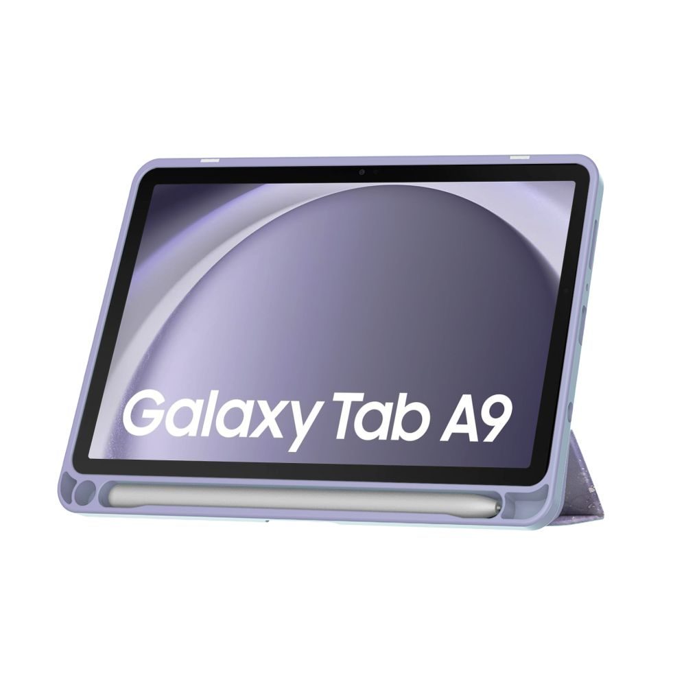 Pouzdro Tech-Protect SC Pen Hybrid Samsung Galaxy Tab A9 8.7 (X110 / X115), Violet Marble
