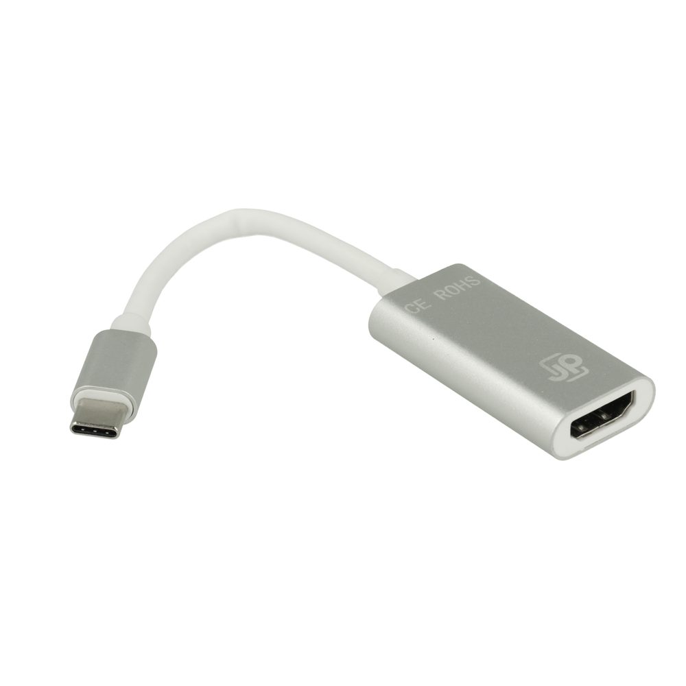 JP Hub, USB-C na HDMI, sivý