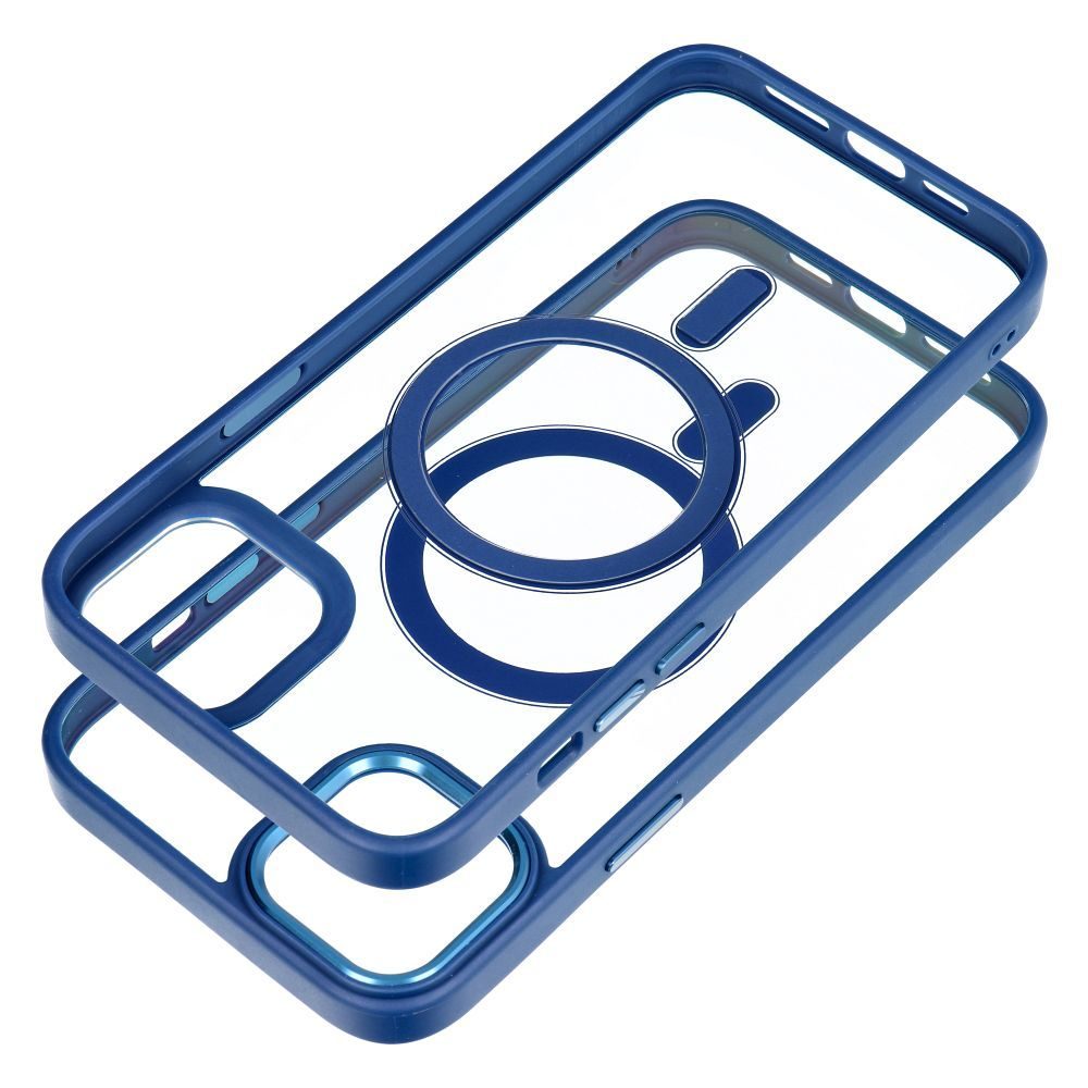 Color Edge Mag Cover Z Zaščito MagSafe, IPhone 15 Pro, Modra