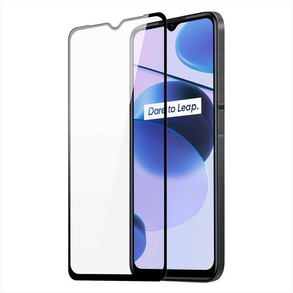 Dux Ducis 9D Zaščitno Kaljeno Steklo, Realme C35, črno