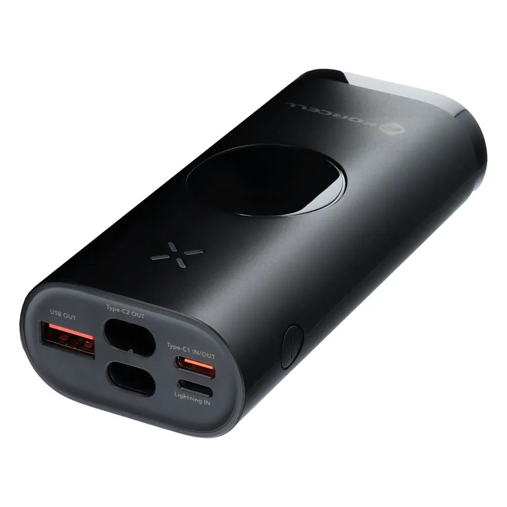 Forcell F-Energy F10k1 Powerbanka 10000mAh, kompatibilný s Apple Watch, čierna