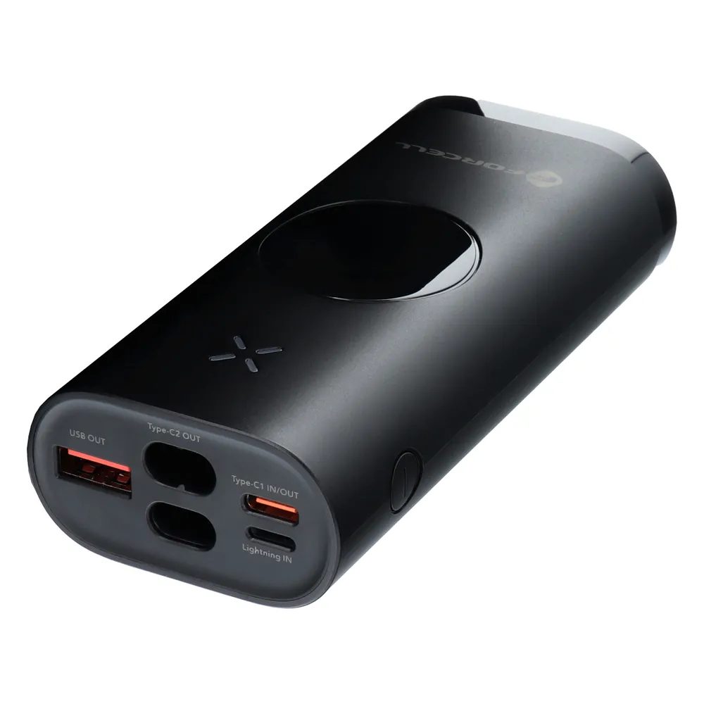 Forcell F-Energy F10k1 Powerbank 10000 MAh, Združljiv Z Uro Apple Watch, črn