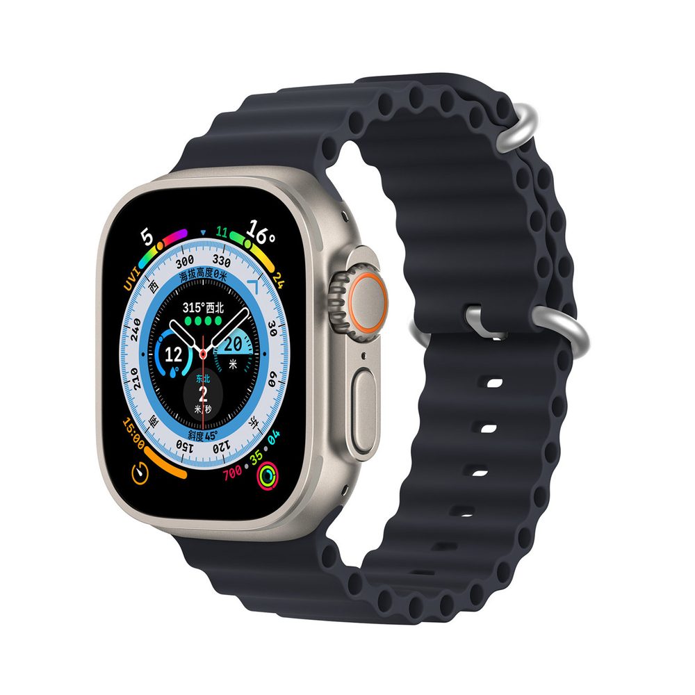 Dux Ducis Strap řemínek, Apple Watch 8 / 7 / 6 / 5 / 4 / 3 / 2 / SE (41 / 40 / 38 mm), šedý