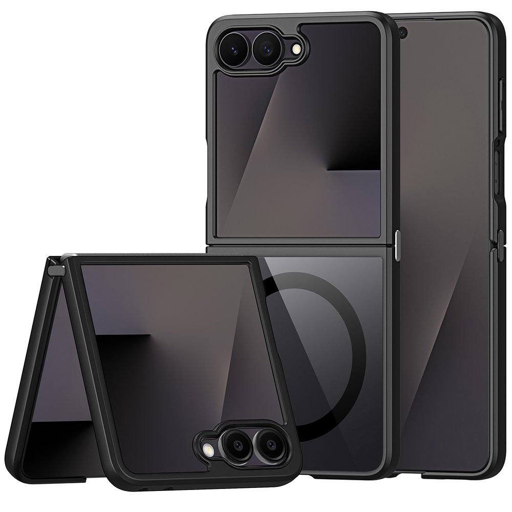 Husă Dux Ducis Aimo MagSafe, Samsung Galaxy Z Flip8, negru