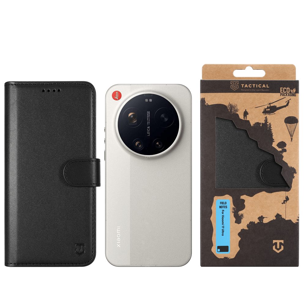 Tactical Field Notes puzdro, Xiaomi 17 Ultra, čierne