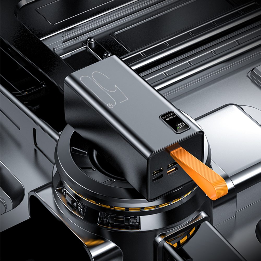 Powerbanka 50000mAh, PD 22,5W, QC3.0, černá