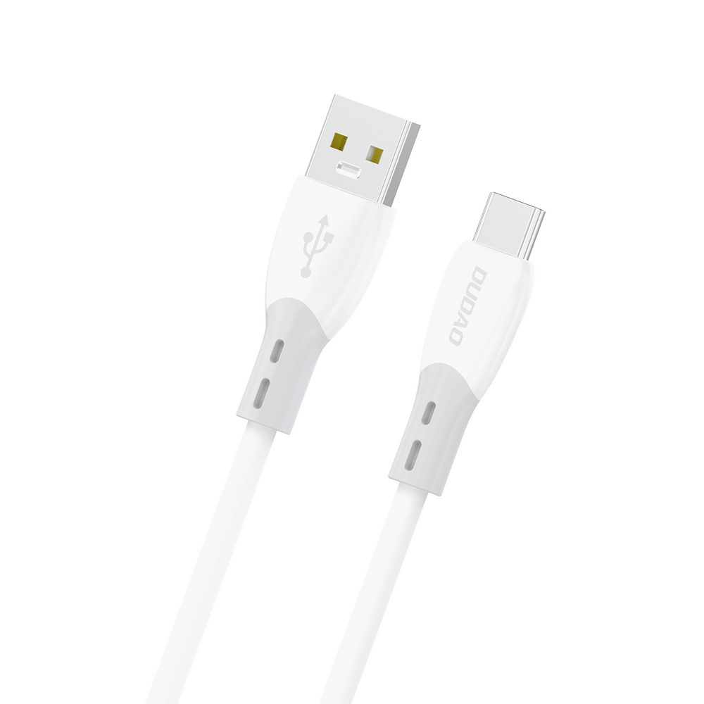 Dudao L25ST kábel USB-A - USB-C, 5A, 1 m, biely