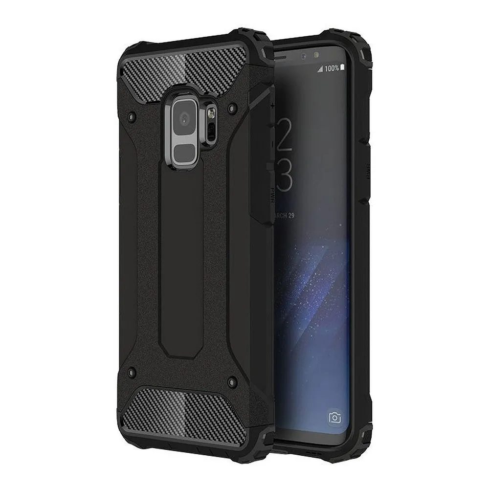 Levně Hybrid Armor Samsung Galaxy S9, černé