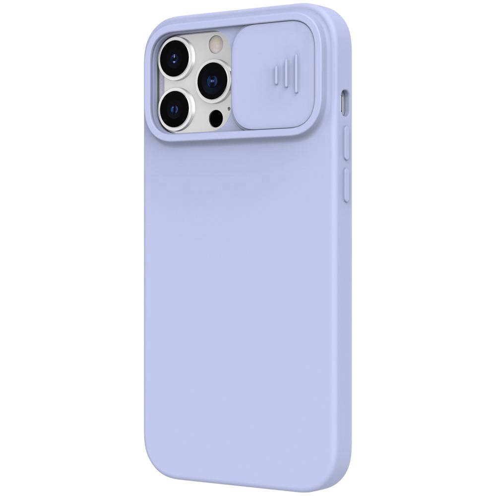 Husă Nexeri Cu Capac Pentru Cameră, IPhone 13 Pro, Albastru Deschis