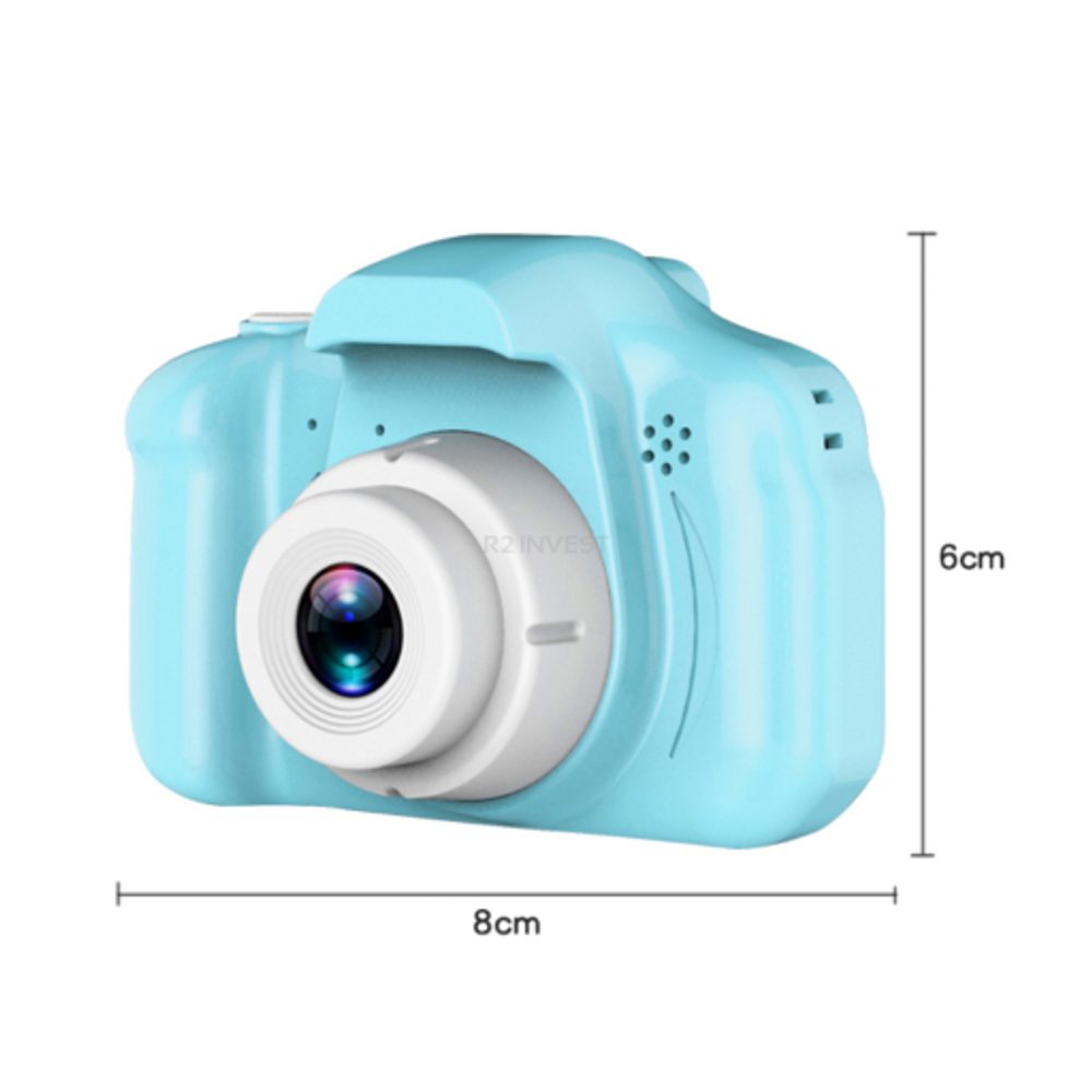 Digitalni Fotoaparat X2 Za Otroke, Moder