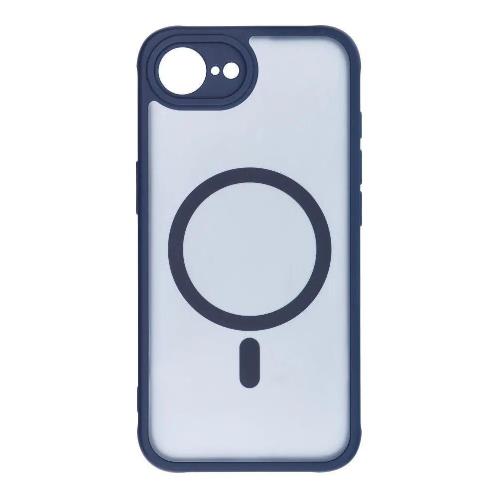 Full Matte Mag Cover cu MagSafe, iPhone 16e, albastru