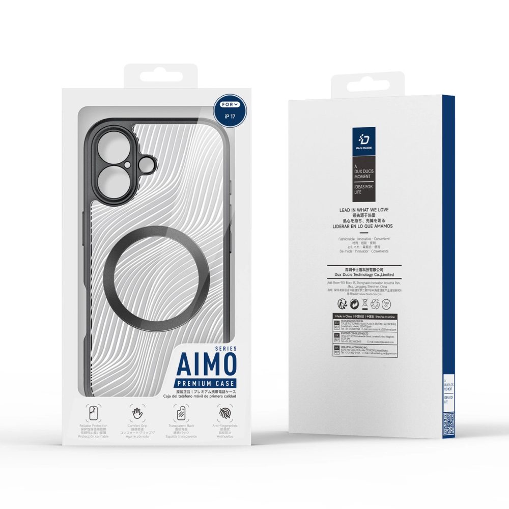 Dux Ducis Aimo Mag s MagSafe, iPhone 17, čierne