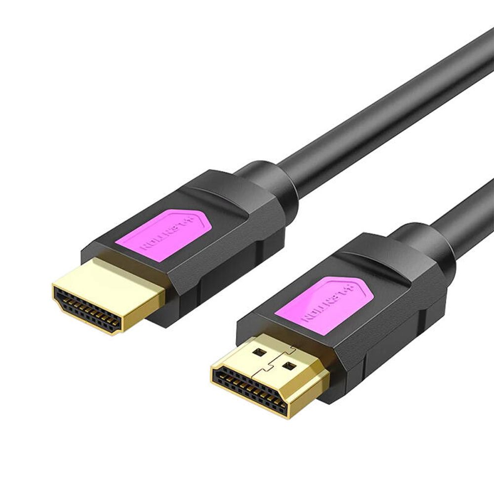 Lention VC-HH20 HDMI 4K High-Speed - HDMI 2.0, 18Gbps, PVC, 1m, černý