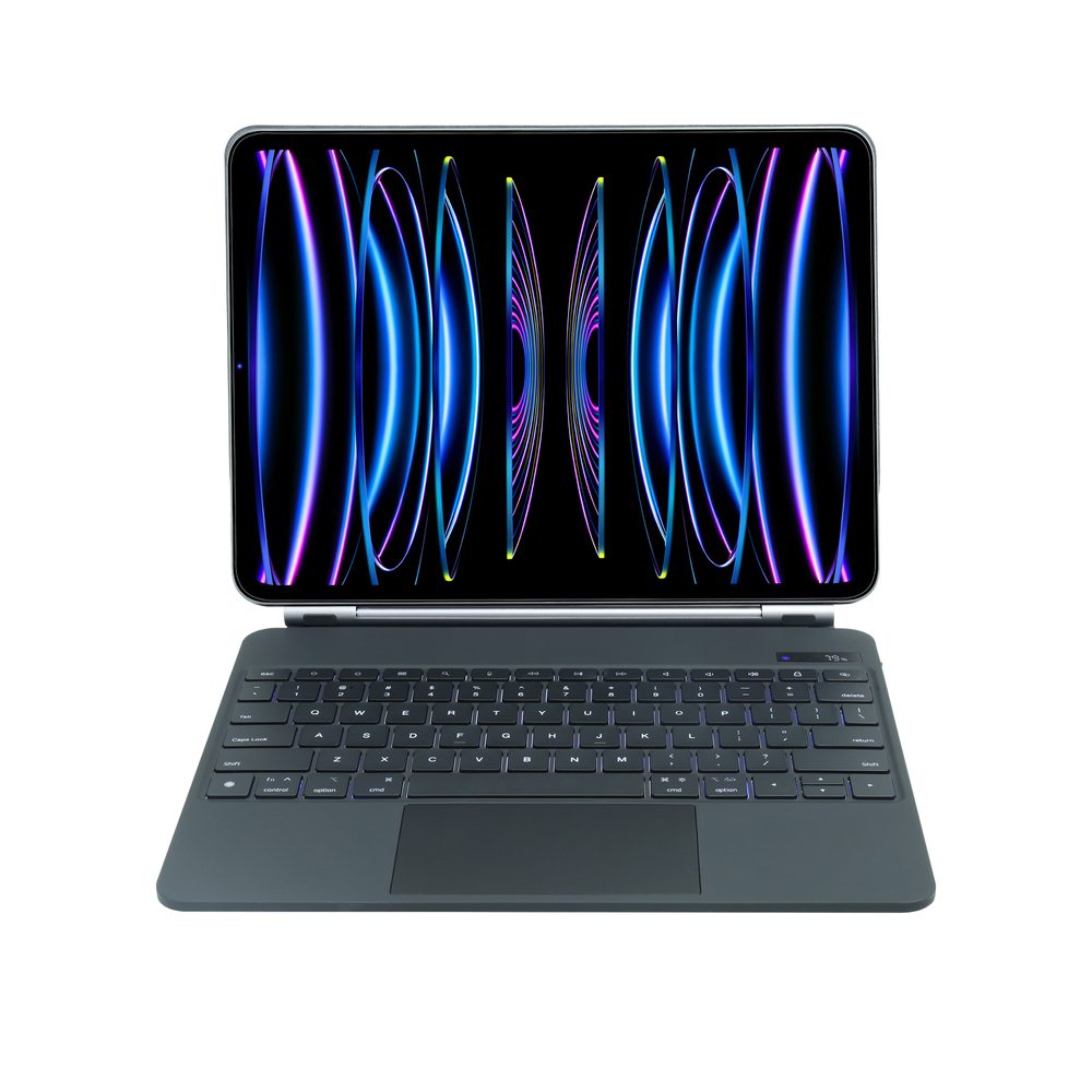 Levně JP Magnetic Keyboard MK01 pouzdro na tablet s displejem, iPad Pro 12.9, 2018 / 2020 / 2021 / 2022, iPad Air 13 2024 / 2025 / 2026, černé