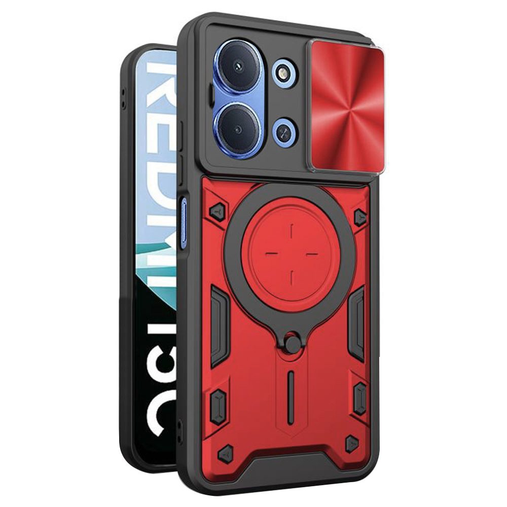 Levně Techsuit CamGuard Pro, Xiaomi Redmi 15C 4G / 5G, červený