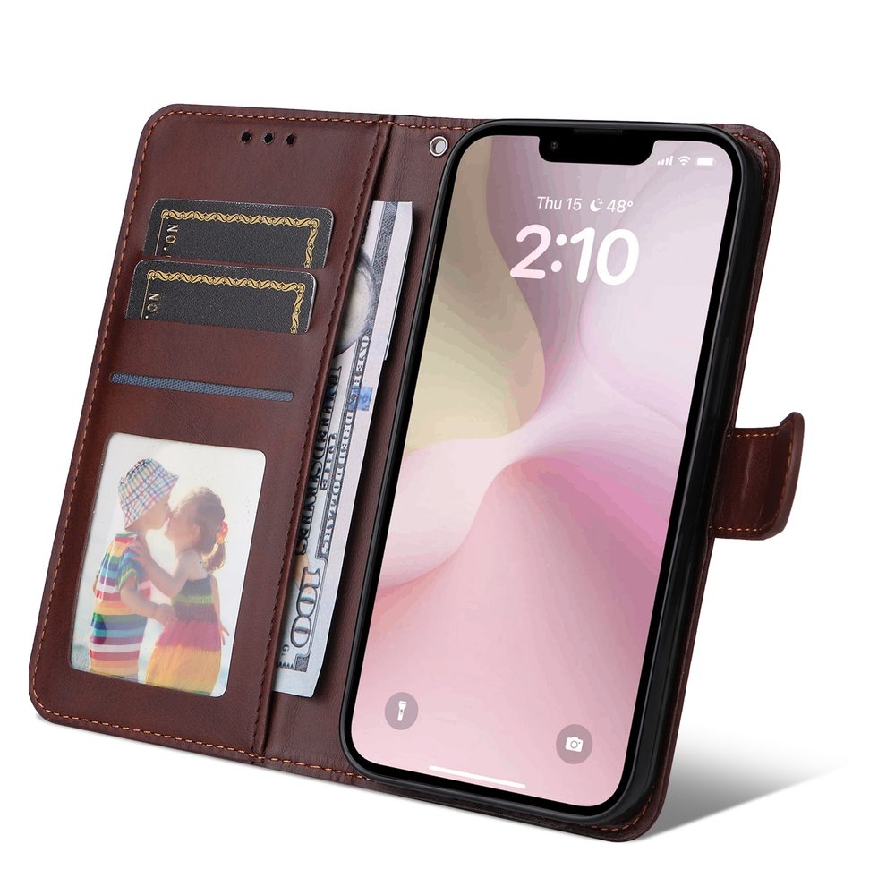 Magnetický kryt, iPhone 16e / 17e, hnedý