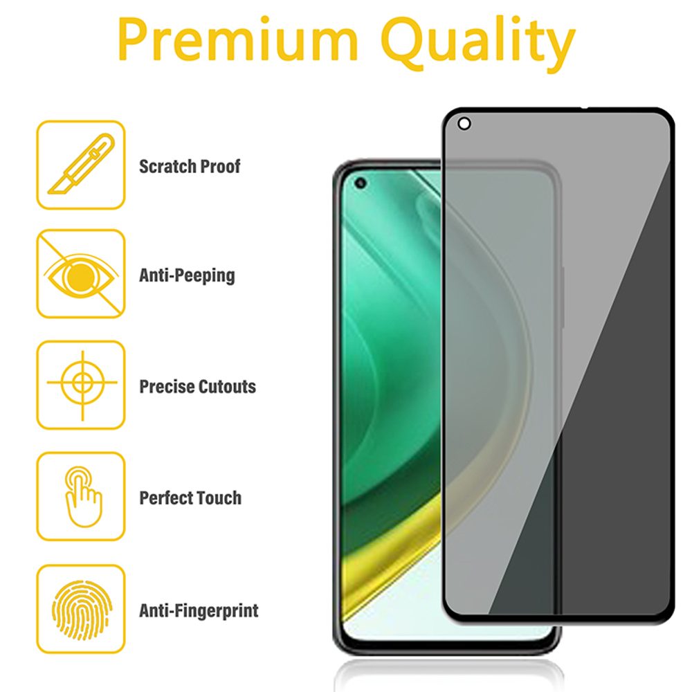 Privacy 5D Edzett üveg, Xiaomi Mi 11 Lite