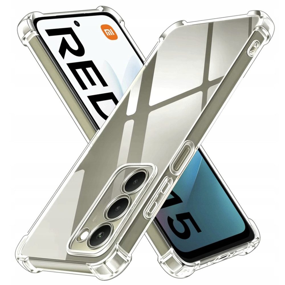 Levně Techsuit Shockproof průhledný obal, Xiaomi Redmi 15 4G / 5G