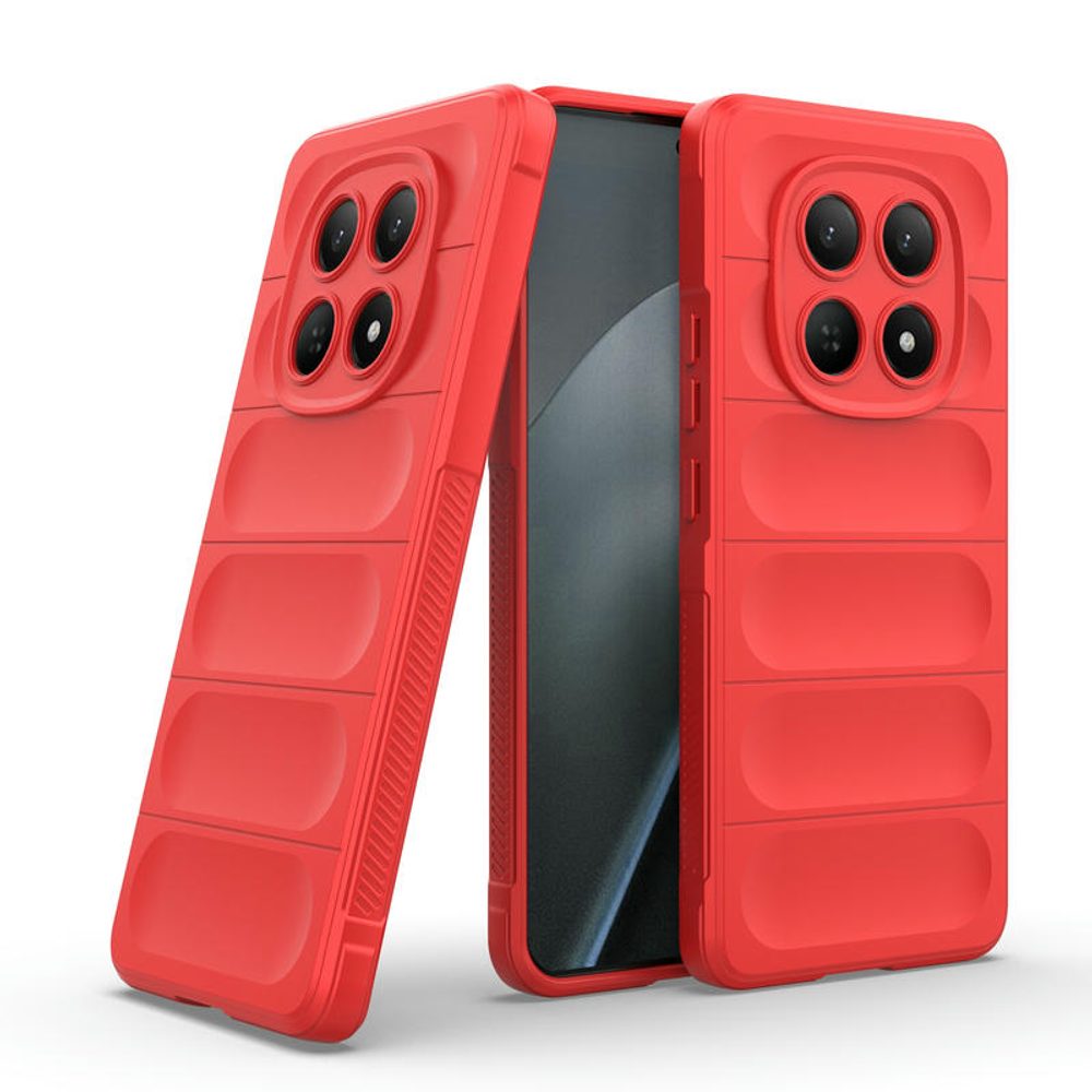 Levně Wency Magic Shield obal, Xiaomi Redmi Note 15 4G, červený