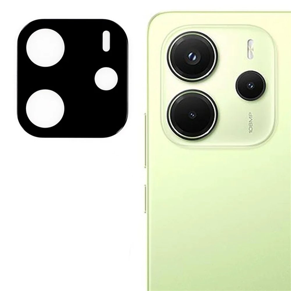 Techsuit fényképezőgép objektív védőüveg, Xiaomi Redmi Note 14 4G, fekete