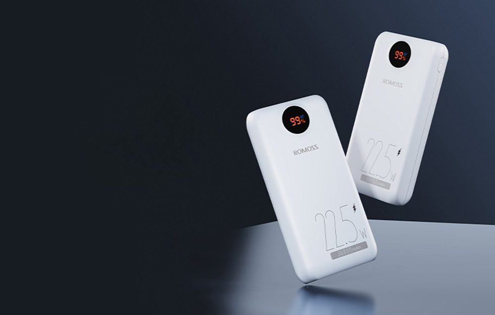 Romoss PSW30PF Powerbank 30000mAh, 22,5W, Fehér