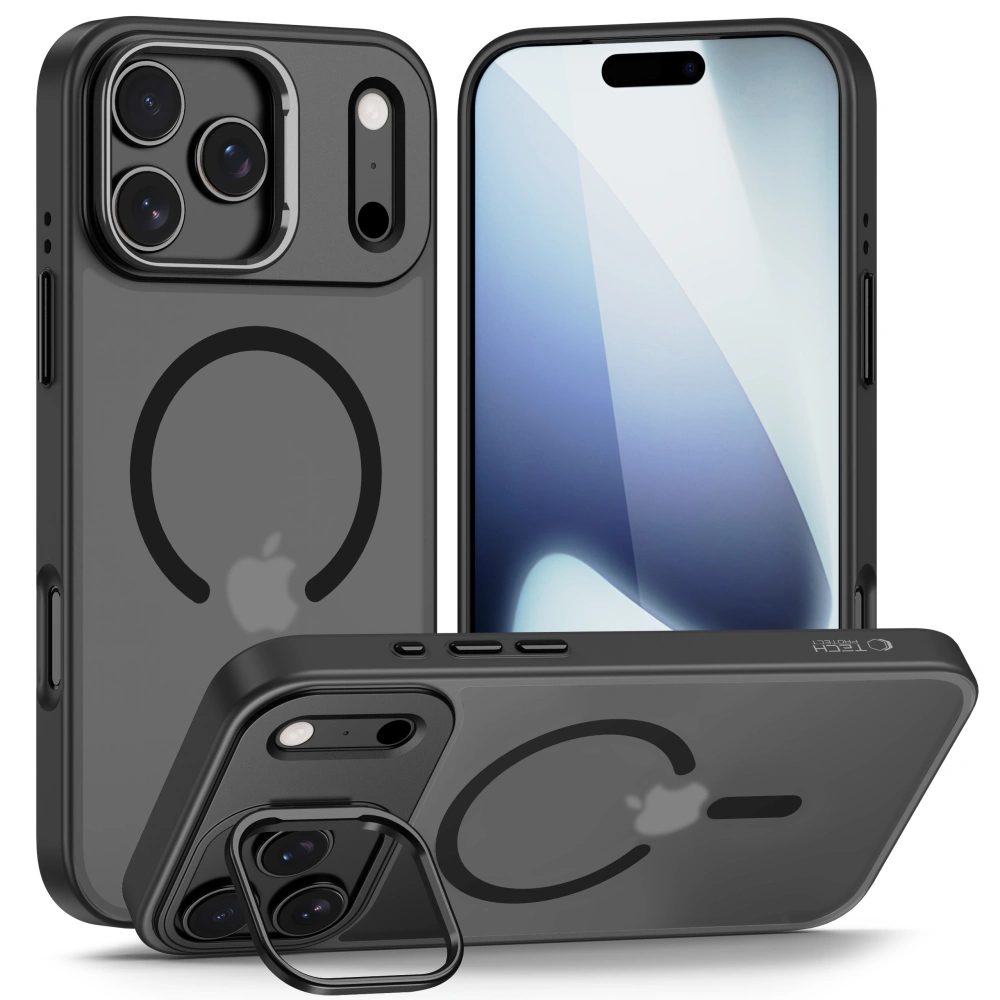 Levně Tech-Protect MagStand MagSafe, iPhone 17 Pro Max, černý matný