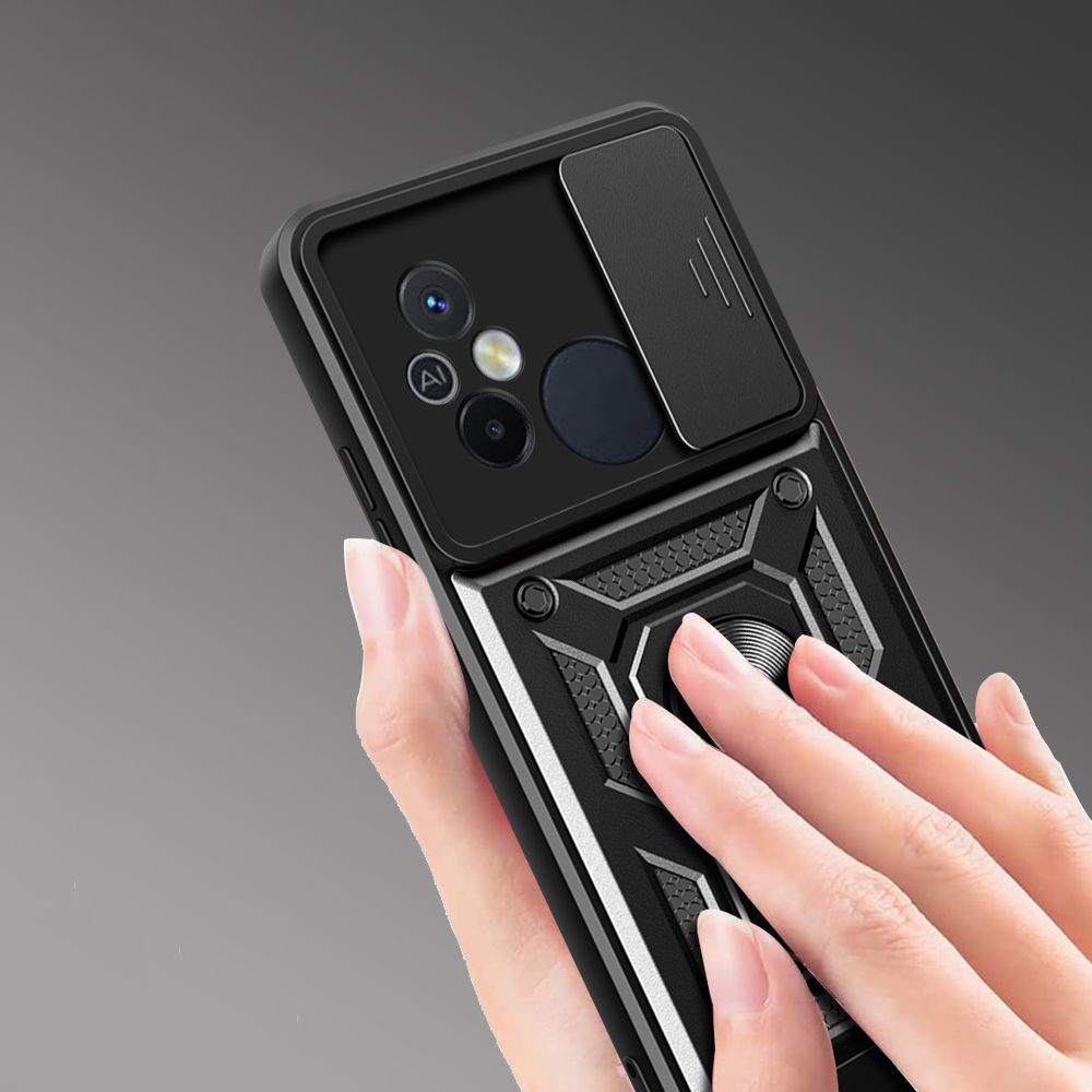 Tech-Protect CamShield Za Xiaomi Redmi 12C, črna