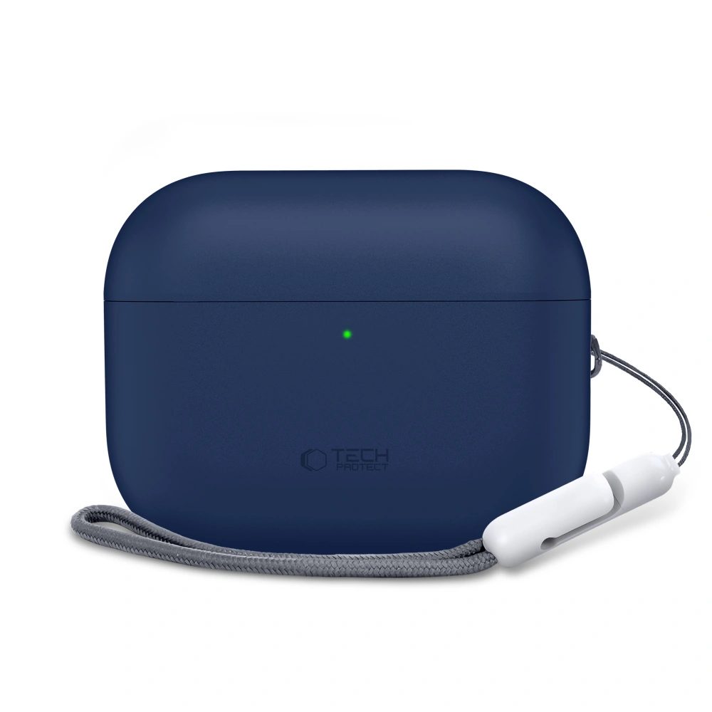 Tech-Protect Silikónové puzdro, Apple AirPods Pro 3, modré