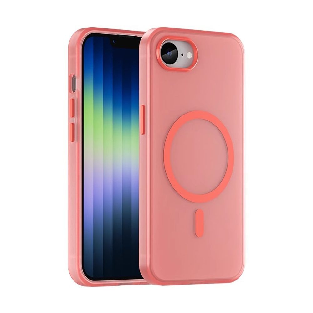 Levně Neon MagSafe Case, iPhone 7, 8, SE 2020 / 2022, červený