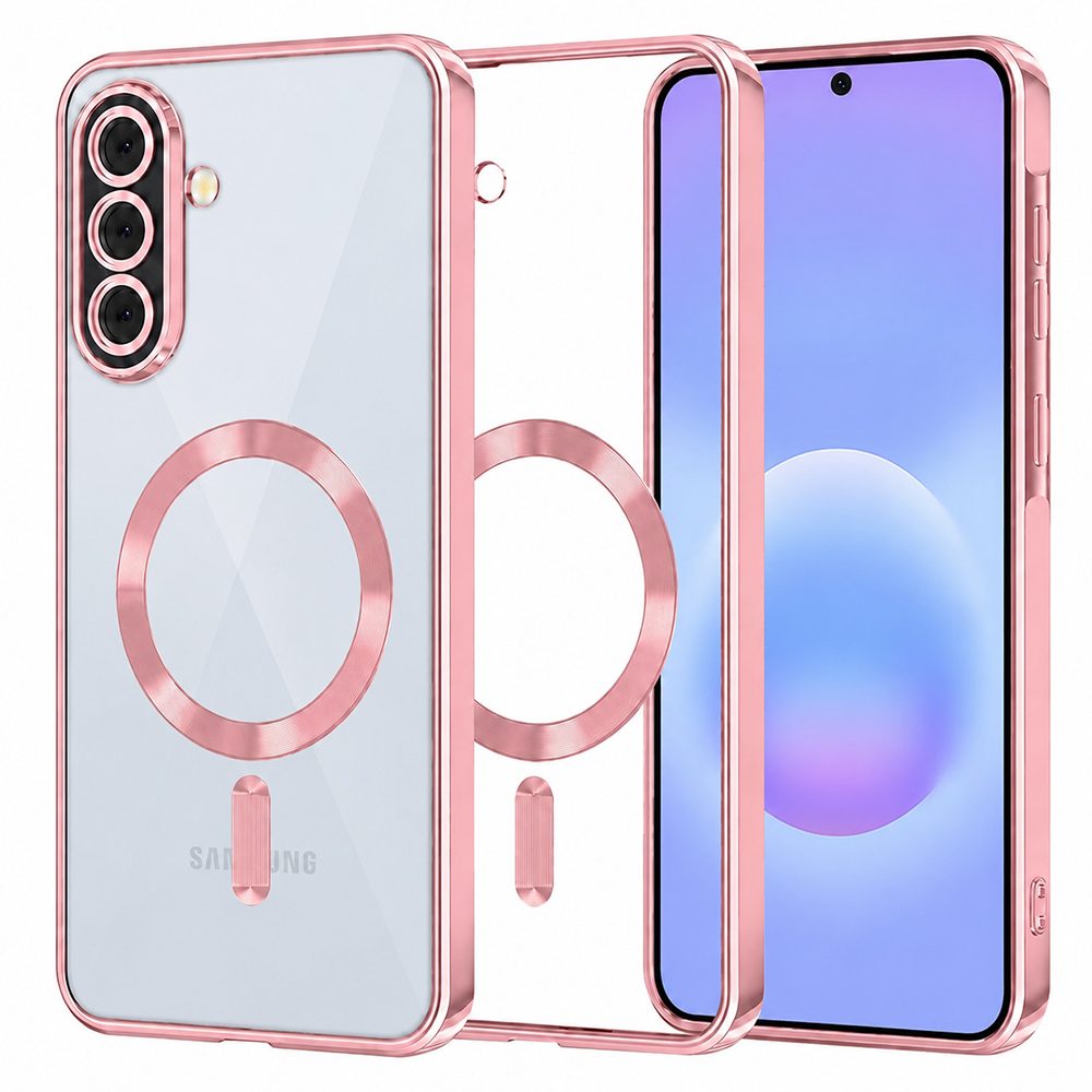 Techsuit Luxury Crystal MagSafe, Samsung Galaxy A57 5G, roz