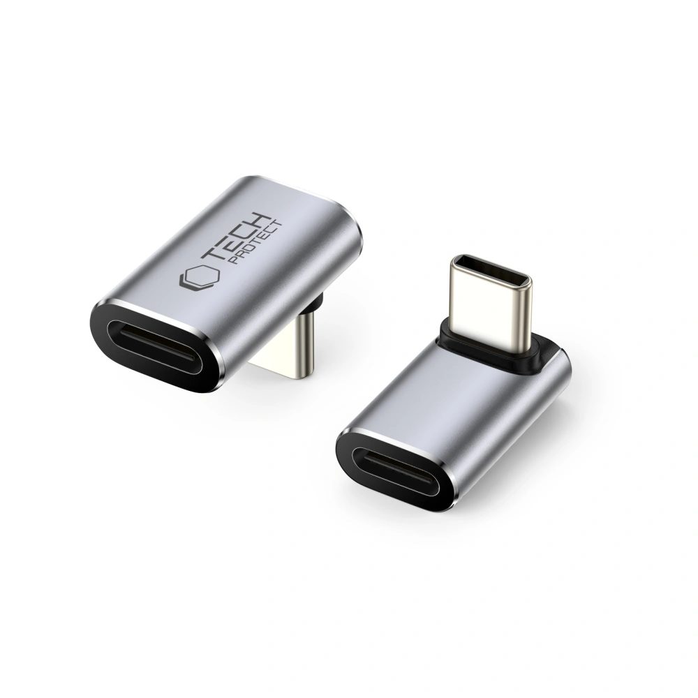 Tech-Protect UltraBoost AA02 szögletes USB-C adapter, szürke