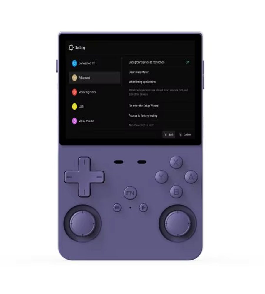 XGO L35 Prijenosna gaming konzola s 3,5" HD zaslonom, ljubičasta